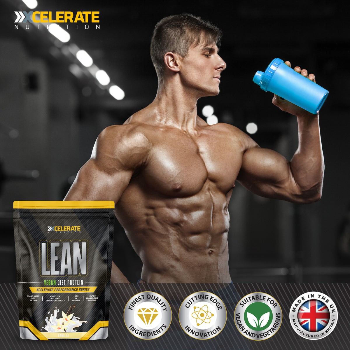 XCelerate Nutrition Lean Vegan Diet Protein Powder