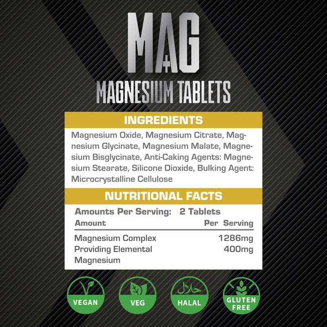 XCelerate Nutrition Mag+ 5in1 Complex Tablets