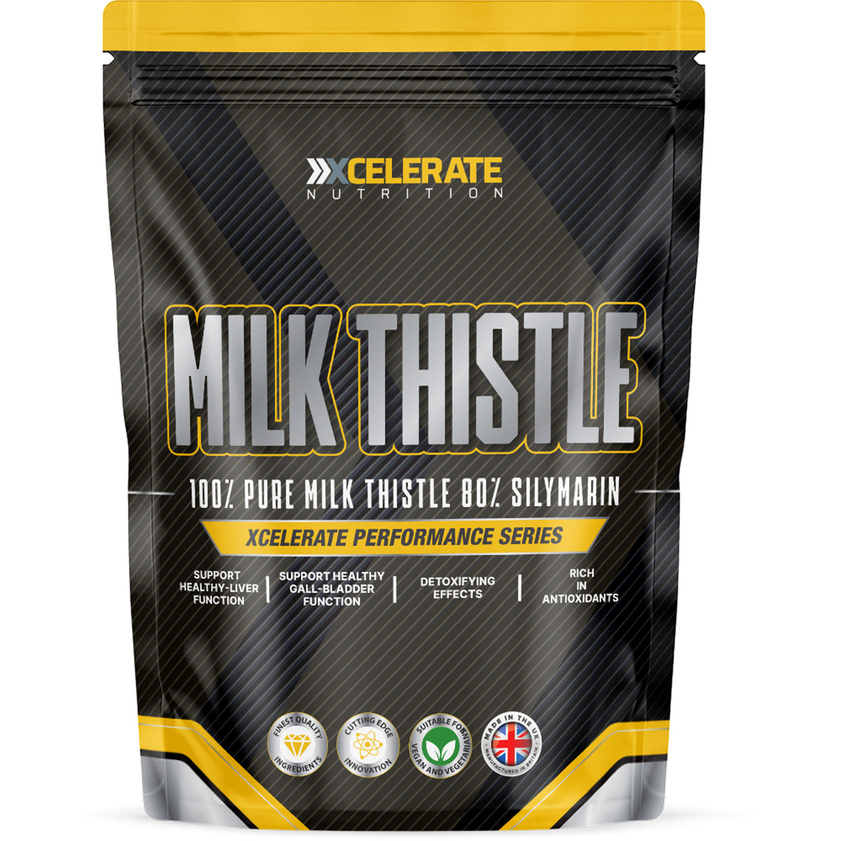 XCelerate Nutrition Milk Thistle Capsules