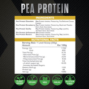 XCelerate Nutrition Pea Protein Isolate Powder