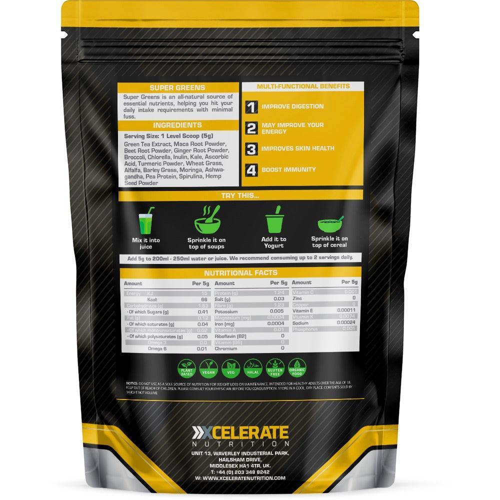 XCelerate Nutrition Supergreens Powder