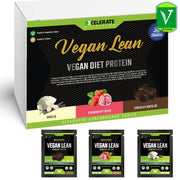 XCelerate Nutrition Vegan Diet Protein Sachets Box-Gift Hampers-XCelerate Nutrition-7 Sachets-Chocolate Mudside-London Supplements