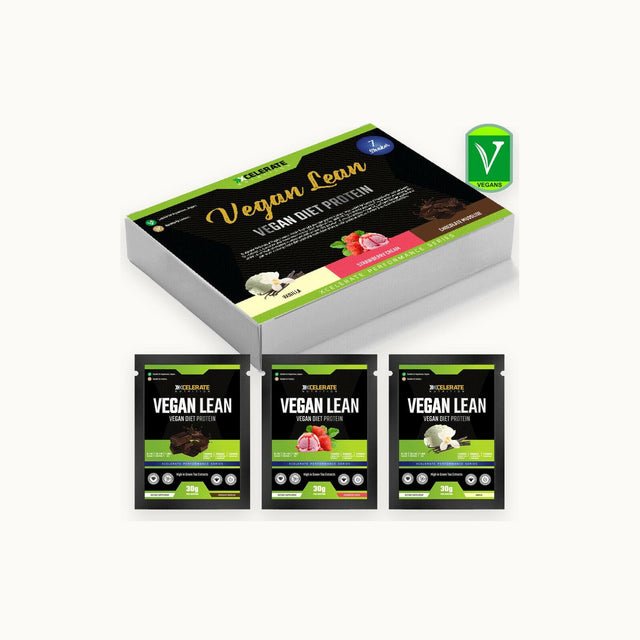 XCelerate Nutrition Vegan Lean Diet Protein Sachets Box