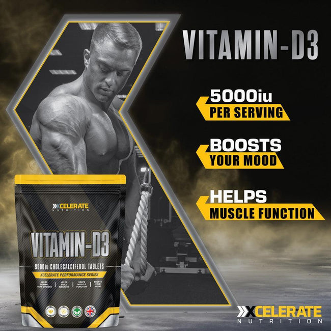 XCelerate Nutrition Vitamin D3 Tablets
