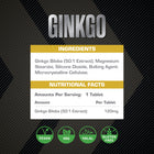 Xcelerate Ginkgo Biloba Tablets