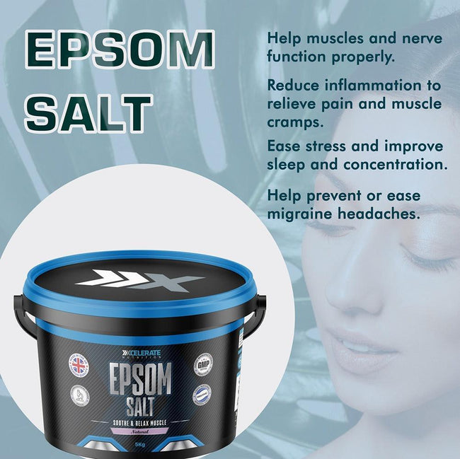 Xcelerate Nutrition Epsom Salt  5Kg