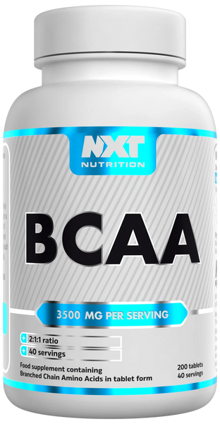 NXT Nutrition BCAA 200 Tablets