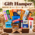 Ultimate Protein Gift Hamper – 18-Piece Sports Nutrition Gift Box with Protein Bars, Cookies, Flapjacks, Shaker & Supplements