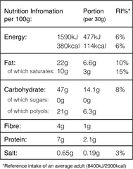 Diablo Sugar Free Cake 200g