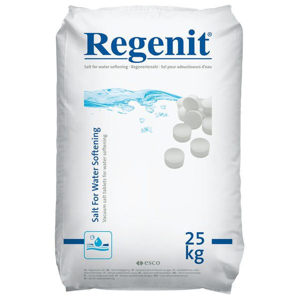 REGENIT Water Softener Tablets 25kg - Collection Price £13.99
